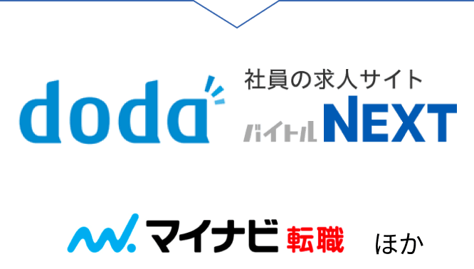 ’doda マイナビ転職 イーキャリア バイトルNEXT